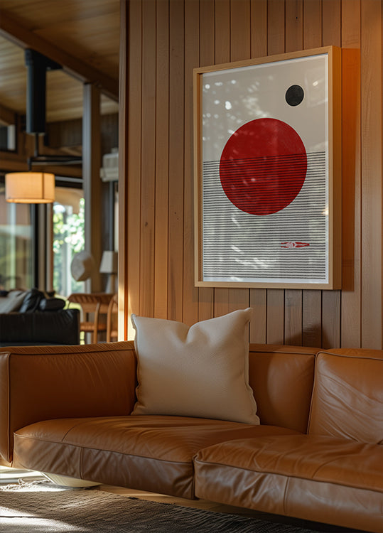 Zwevende horizontenposter