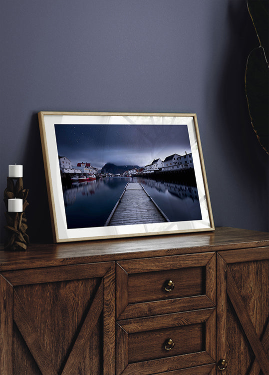 Wanneer de nacht komt en uit de lucht valt Poster