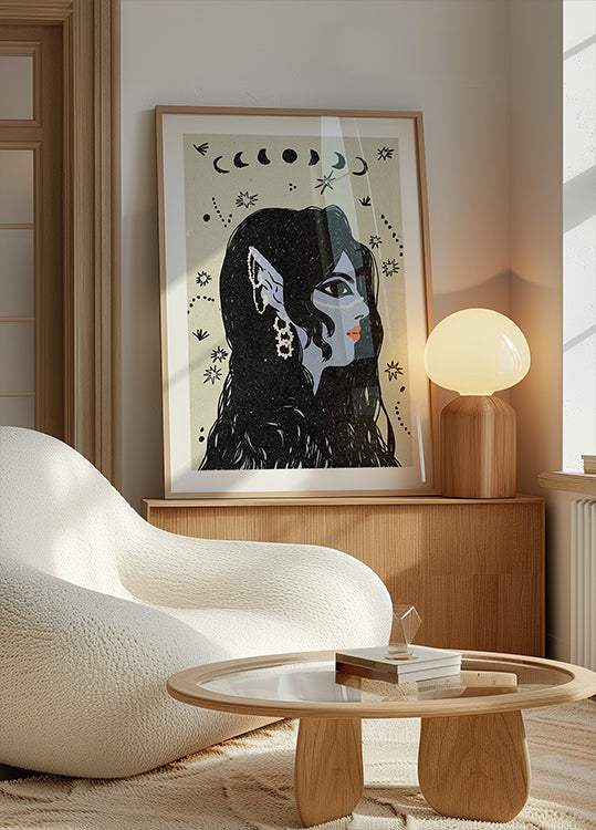 Portret van een zeemeermin