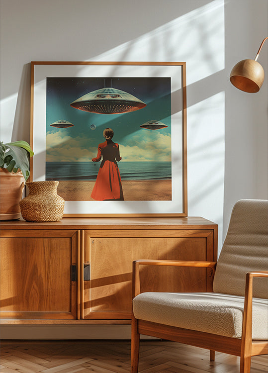 UFO Skies Collagekunst (NIEUW)