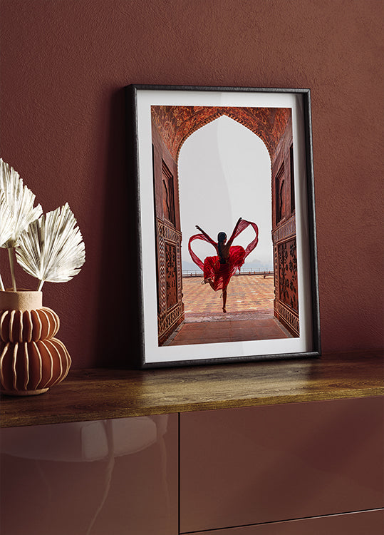 Hartposter van Taj Mahal