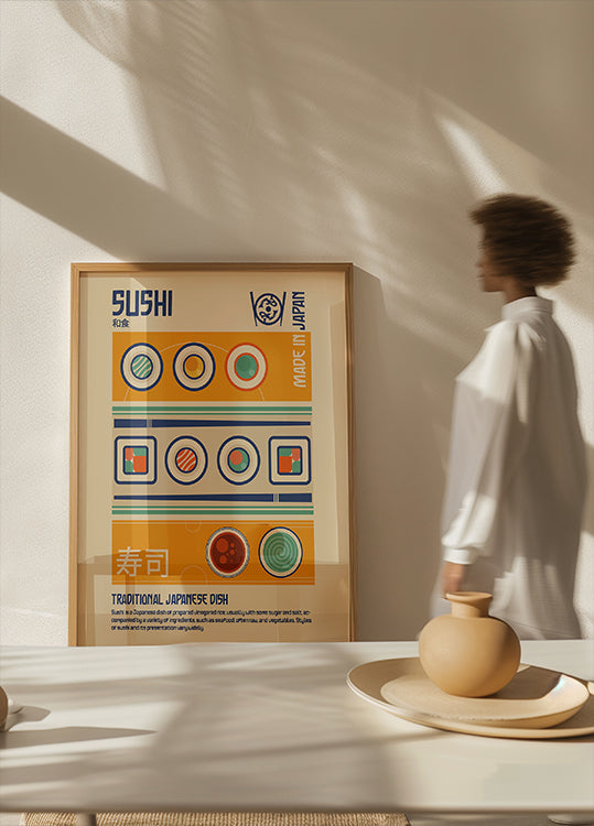 Sushi Japans eten print poster