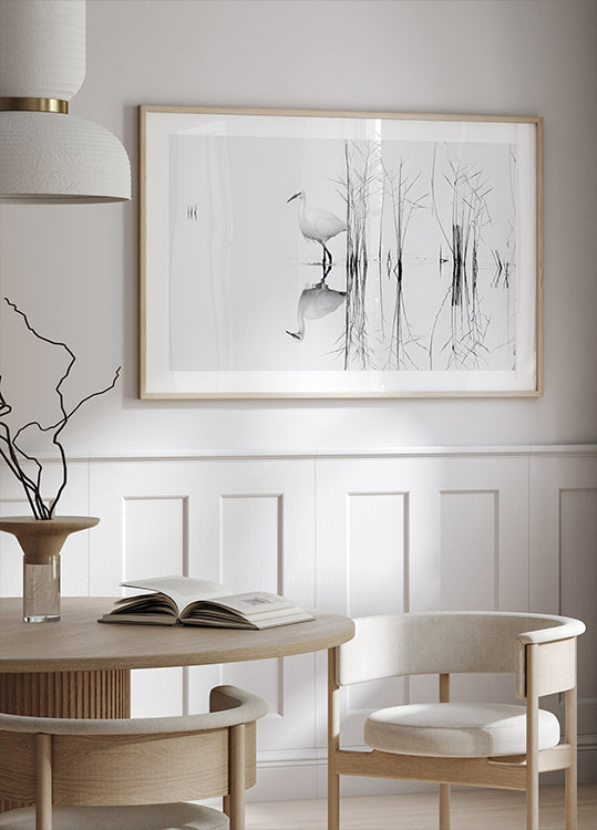 witte affiche