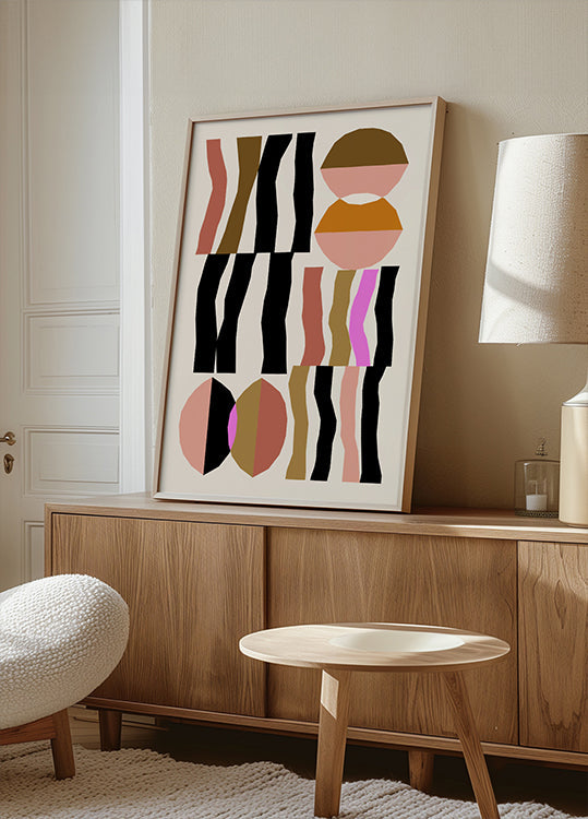 Abstracte compositie 26 Affiche