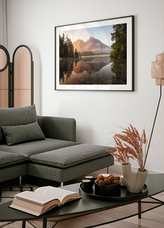 Gloeiende mistposter