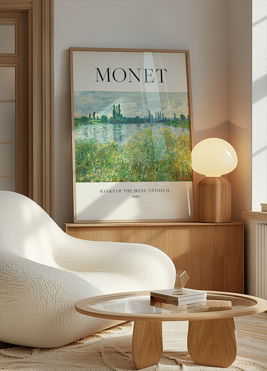 Oevers van de Seine-poster