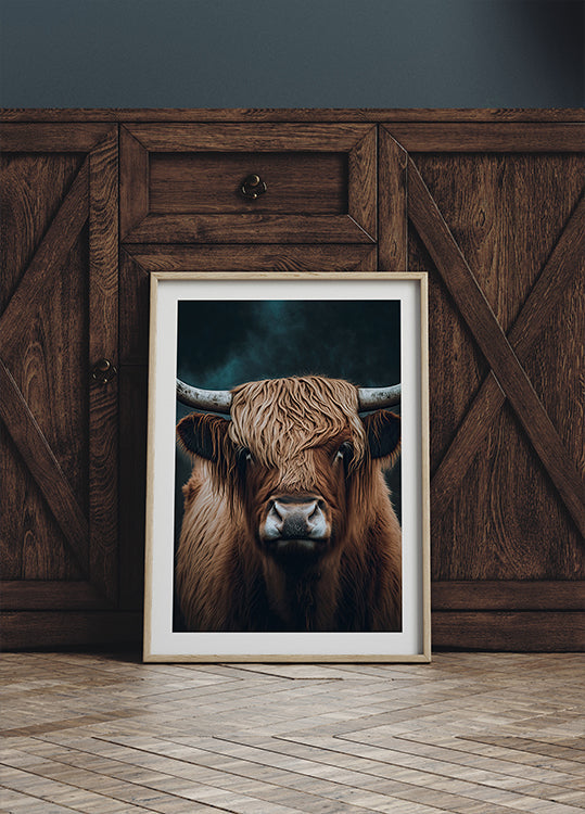 Majestueuze Hooglander-poster