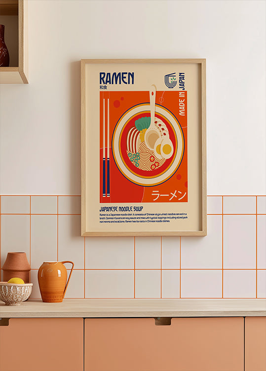 Ramen Japans eten print poster