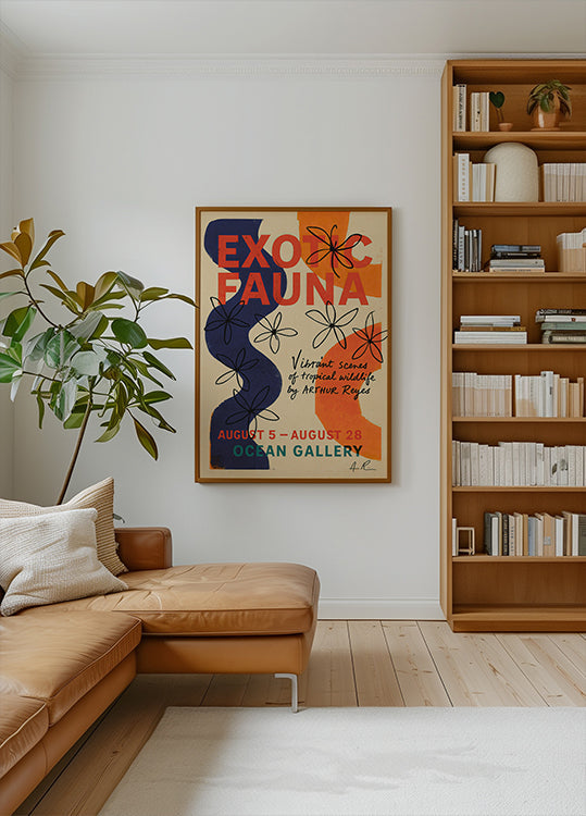Exotische faunagalerij poster