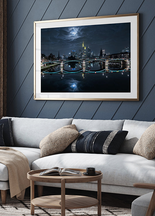 Frankfurt bij Volle Maan