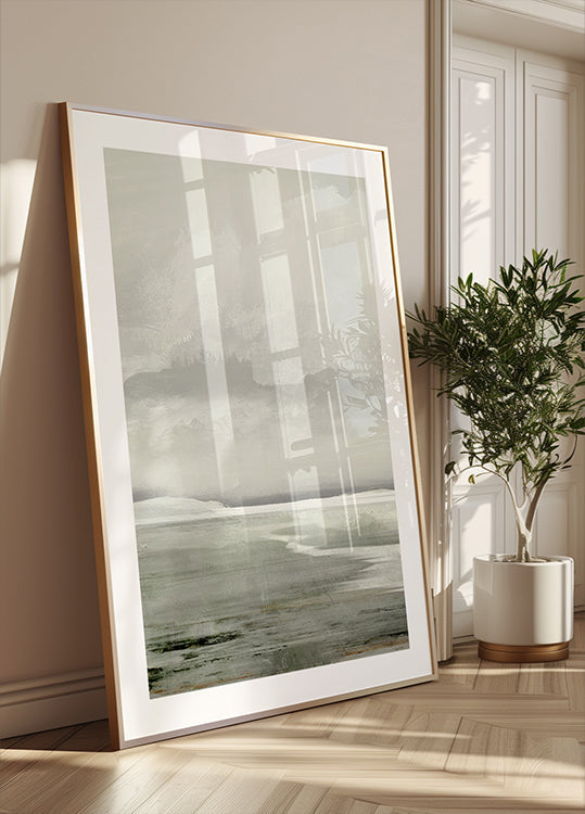 De affiche van het meer