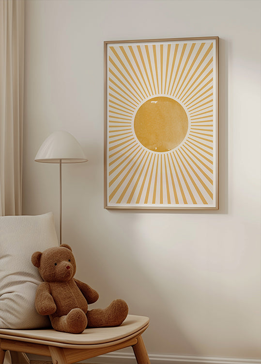 Stralende dageraad barstte poster