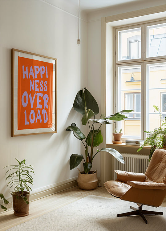 Geluk overbelasting Poster