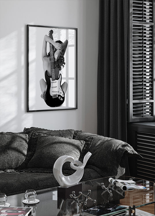 Dame en de Strat-poster