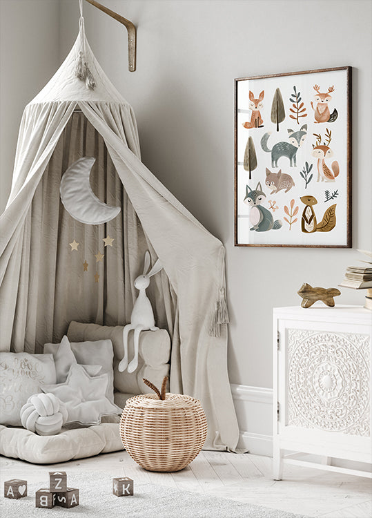 Schattige dieren nr. 1 poster