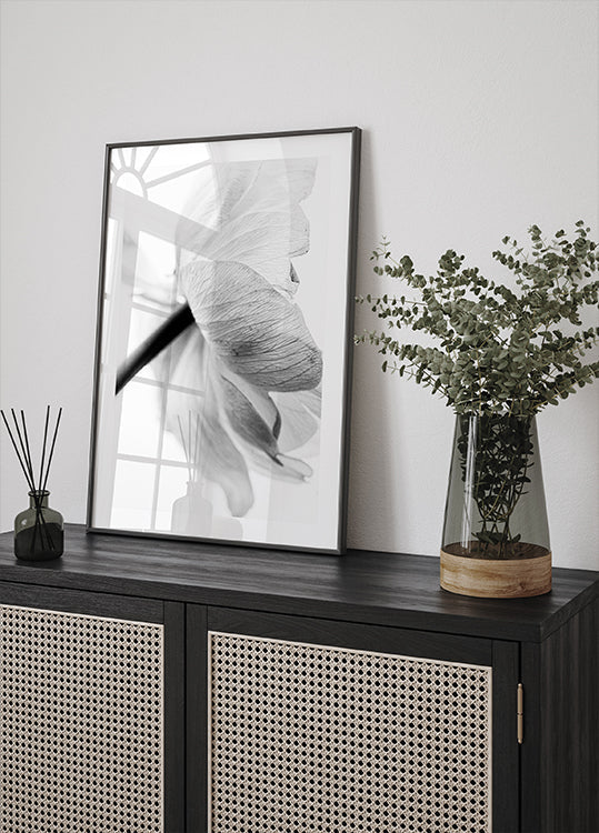 Bloeiende bloemposter