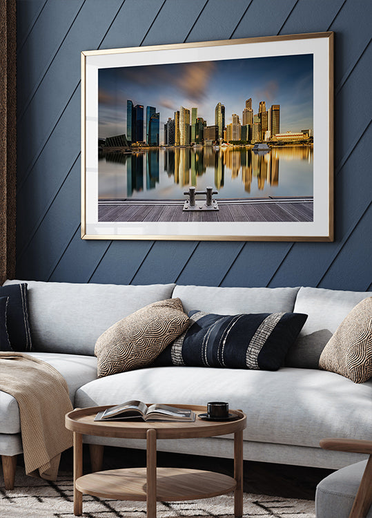 Gouden Ochtend in Singapore