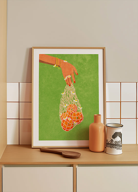 Verse sinaasappelen-poster