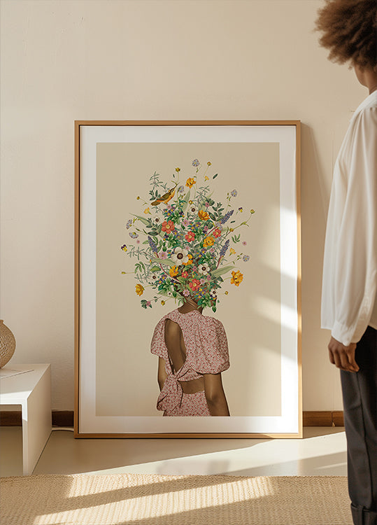 Wilde bloemen boeket Poster