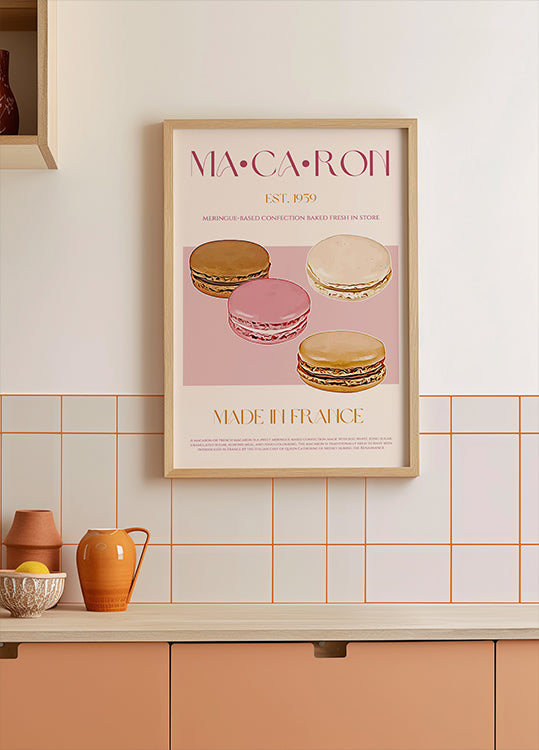 Franse Macaron Delight-poster