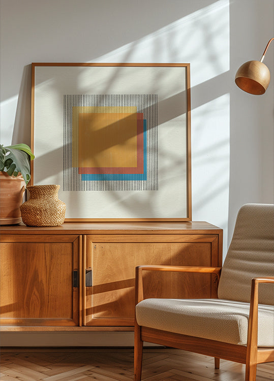 Kleurrijke illusies poster