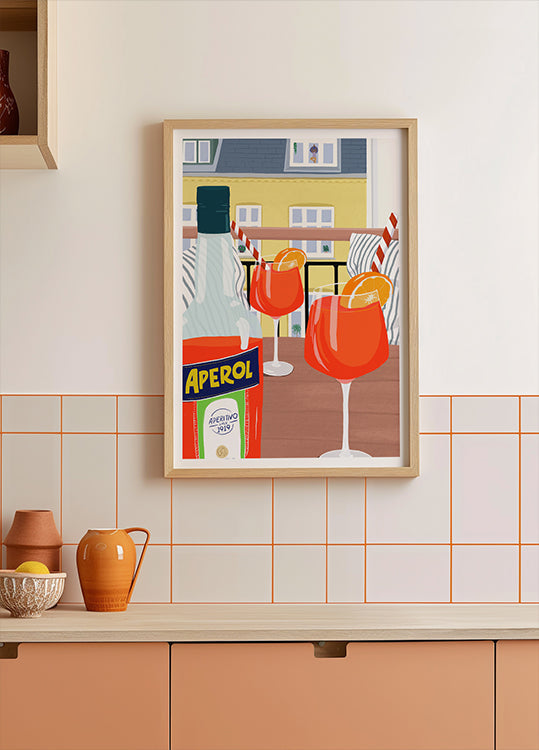 Balkon "Hygge"-poster