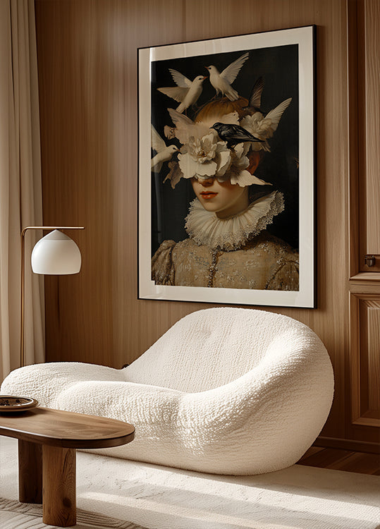 Stille bloeiposter