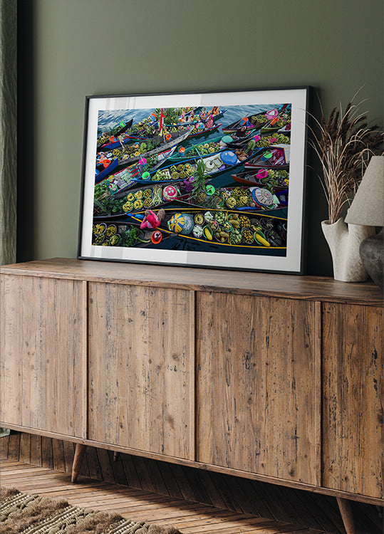 Drijvende markt van Banjarmasin