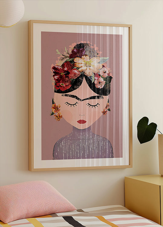 Bloemen sereniteit poster