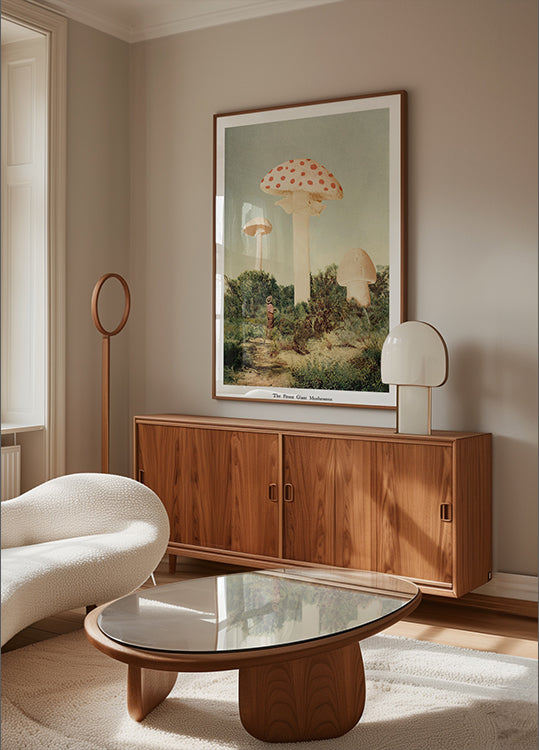 De beste gigantische paddestoelposter