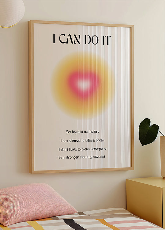 Motiverende Aura-poster