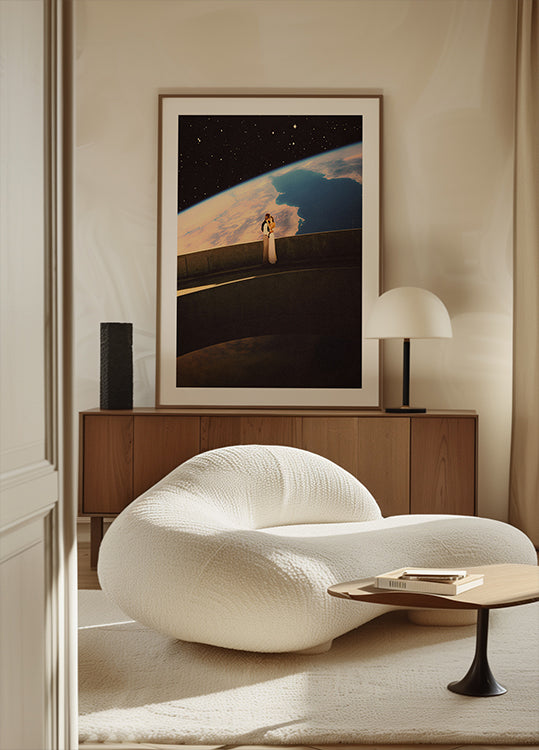 Kosmische liefdeposter