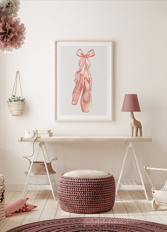 Ballet schoenen poster
