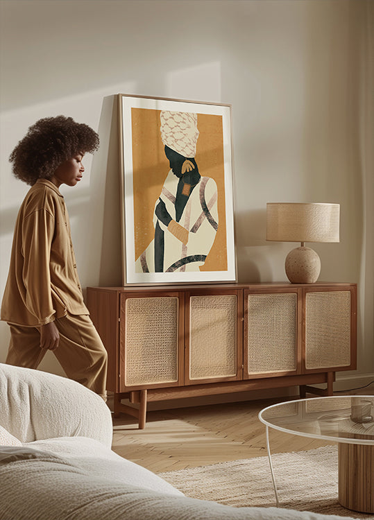 Afrikaanse vrouwenaffiche