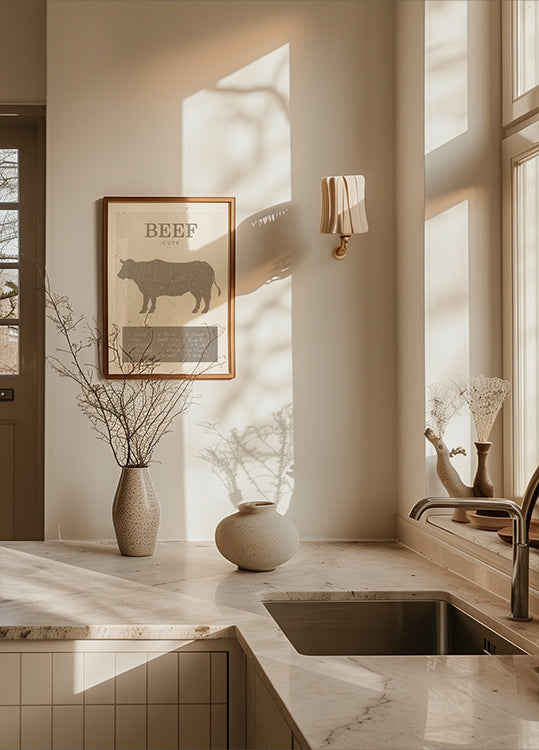 Rundvlees bezuinigingen Poster