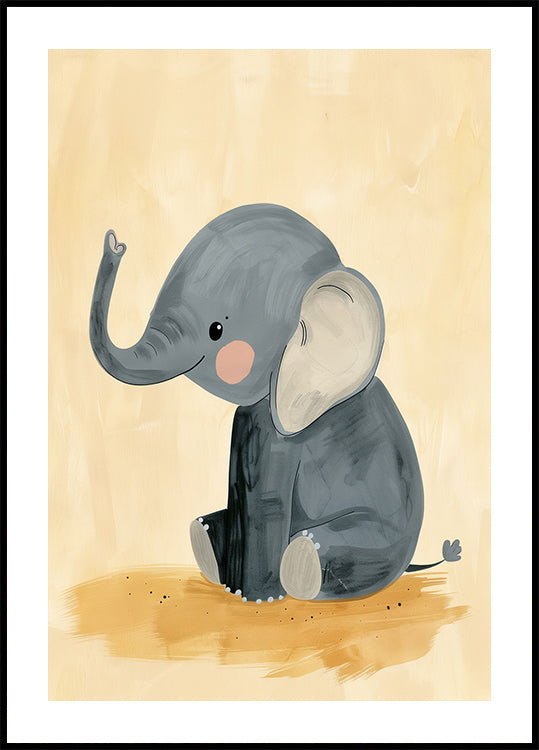 Baby Elephant Plakat - Posterbox.dk