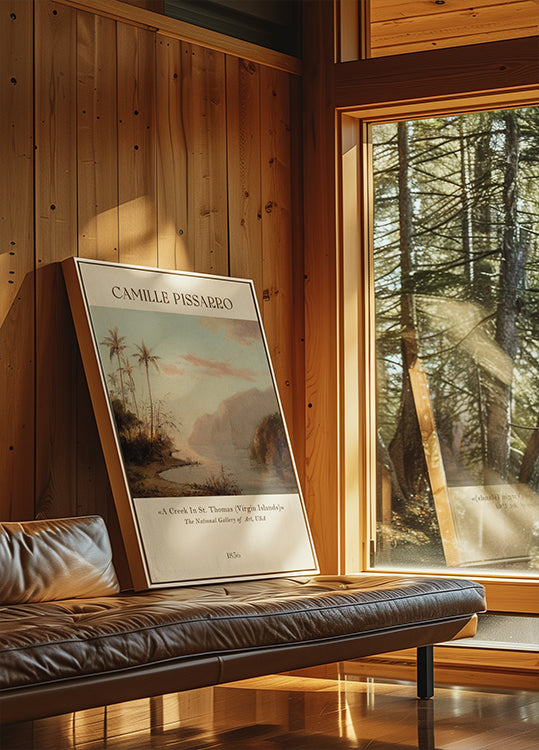 Camille Pissarro Tropical Caribbean Creek Plakat - Posterbox.dk