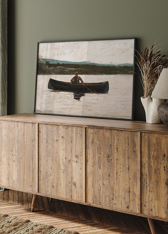 Playing a Fish Plakat - Posterbox.dk