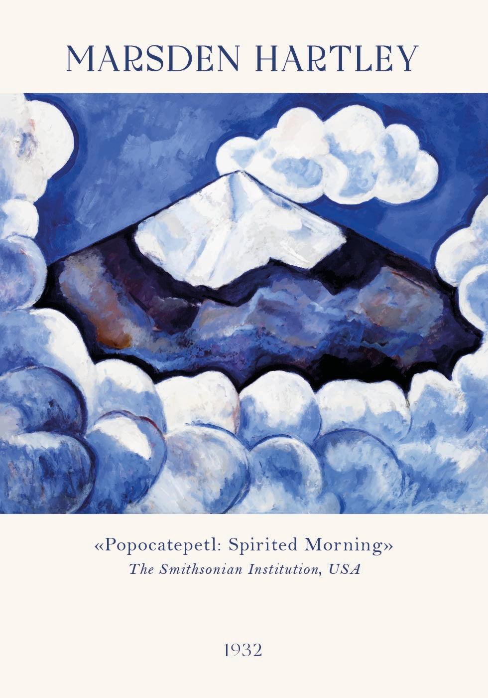 Popocatepetl, Spirited Morning, Marsden Hartley Plakat - Posterbox.dk