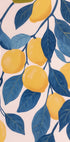 Lemon Tree with Blue Leaves Illustration (NEW) - Posterbox