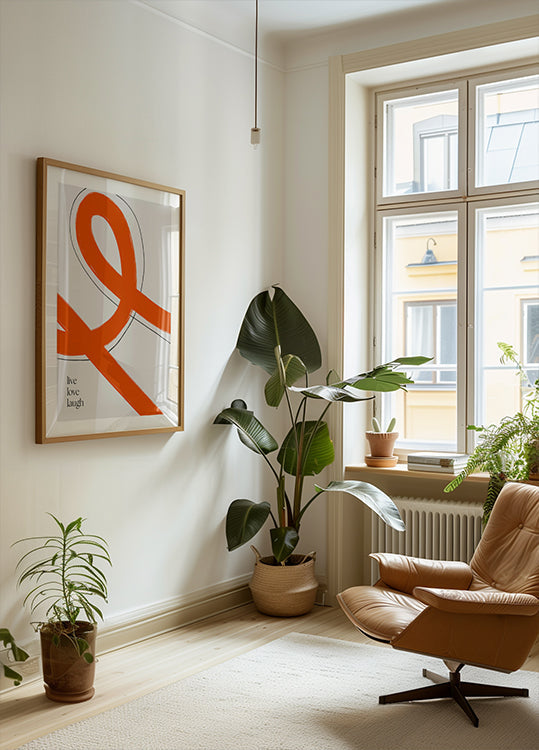 Lofe, love, laugh Plakat - Posterbox