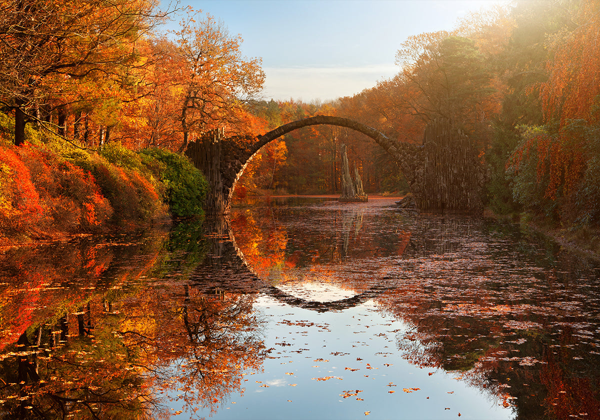 Herfst meer Poster