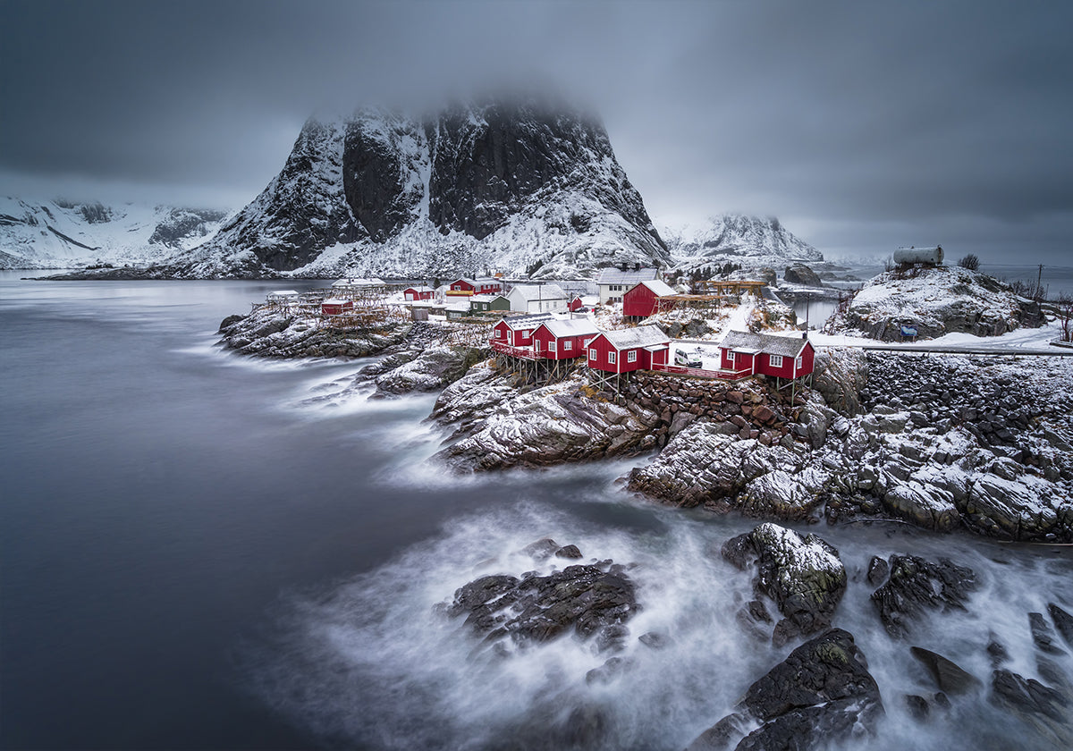 winter Lofoten eilanden Poster