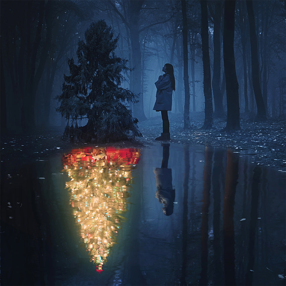 De hoop op kerstposter