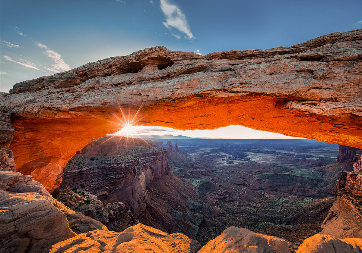 Zonsopgang bij Mesa Arch