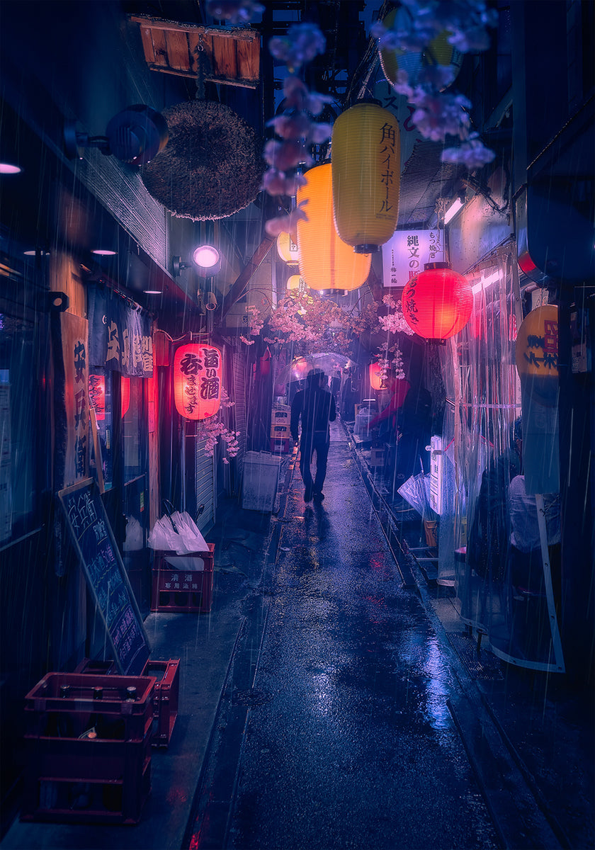 Tokio blauwe regen