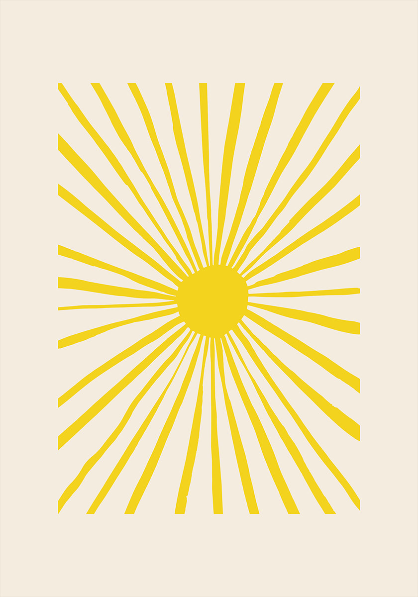 De zon-poster