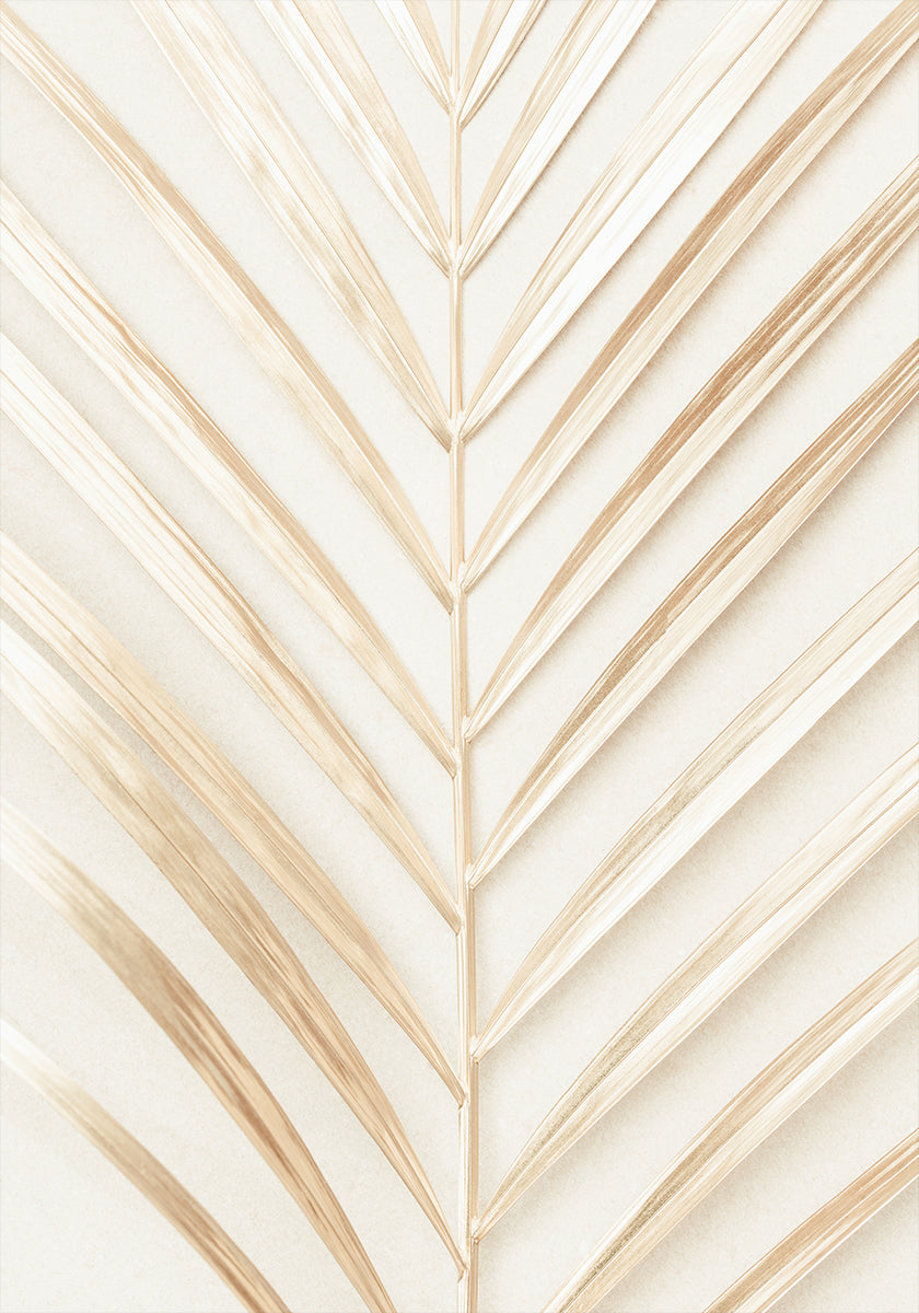 Gouden palmbladaffiche