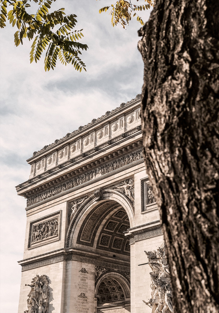 Arc de Triomphe Parijs-poster