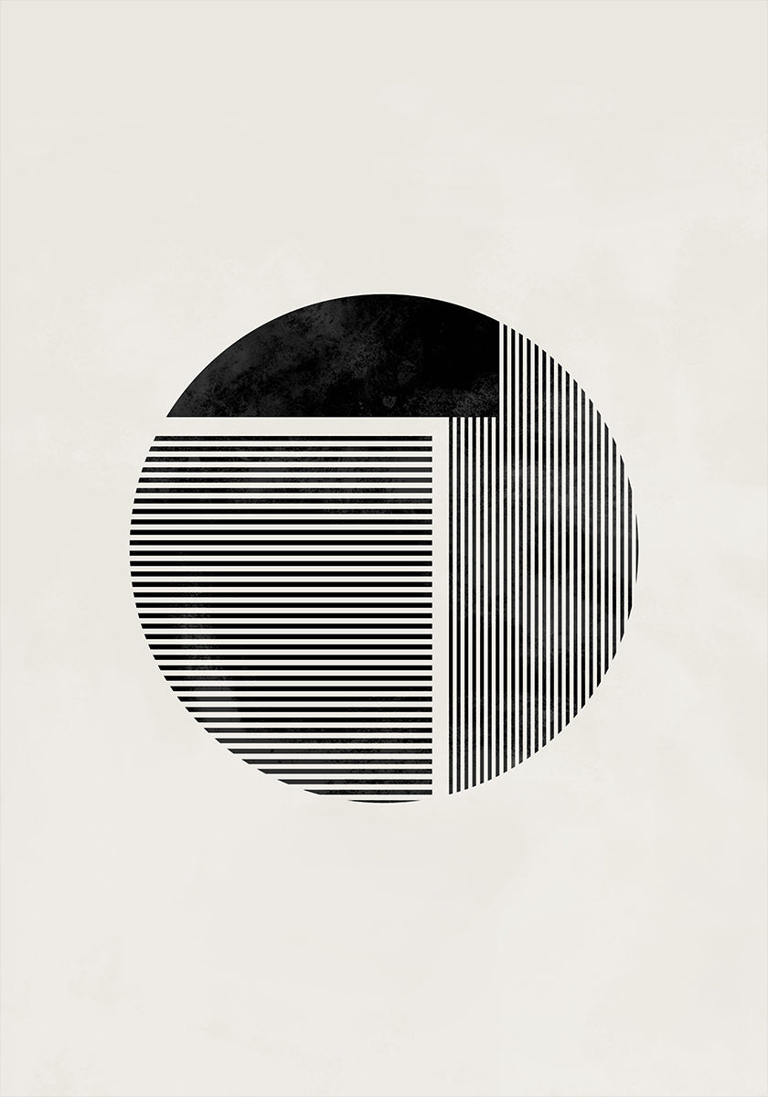 Minimalistisch rond